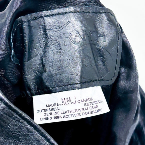 THE LEATHER RANCH Black high-waisted leather pants - Picture 8 of 10